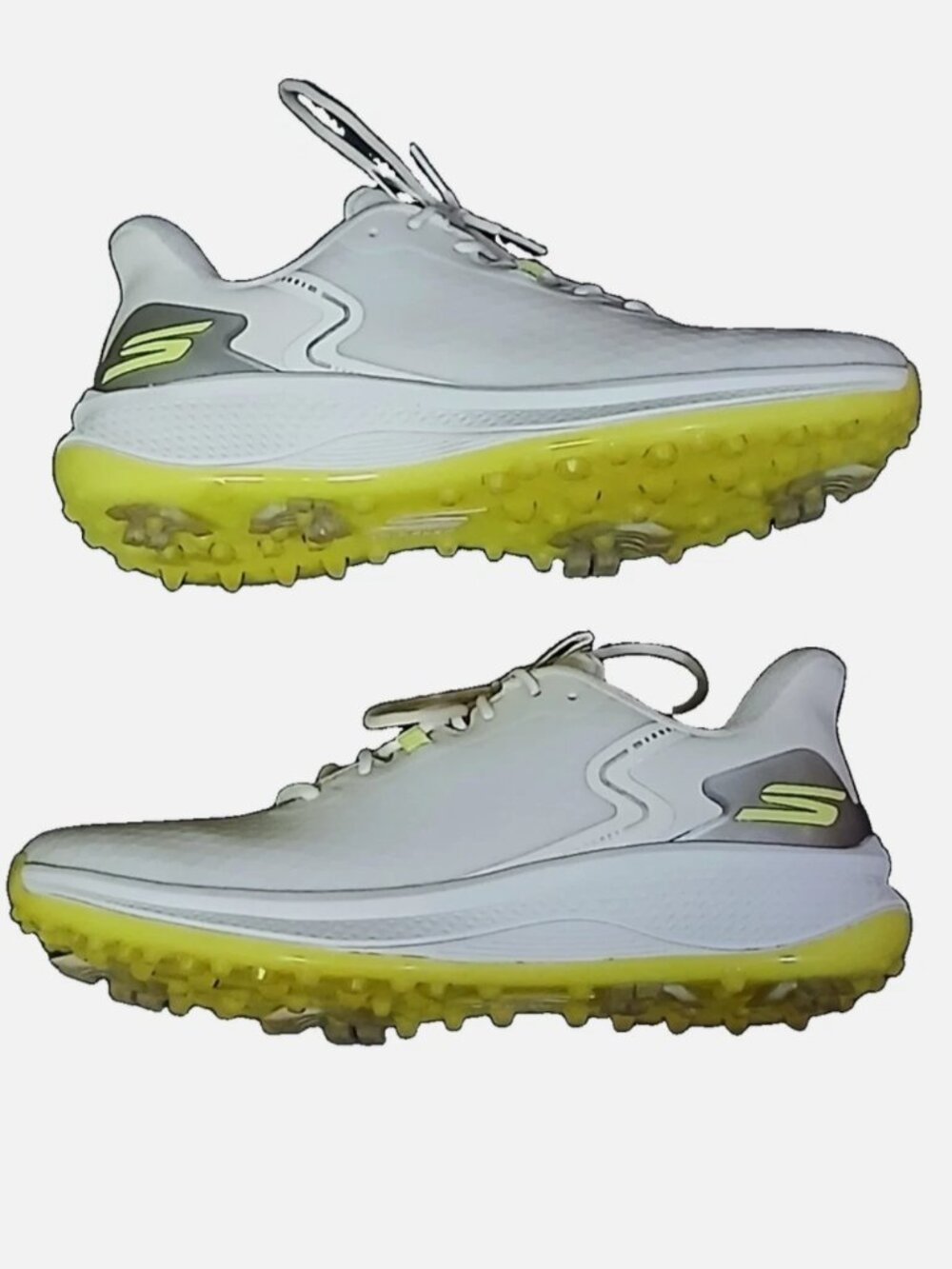 Skechers Go Golf Blade GF-Slip-lns White Yellow Men Size 8.5